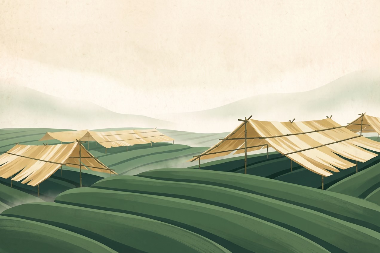 Painted view of the region
